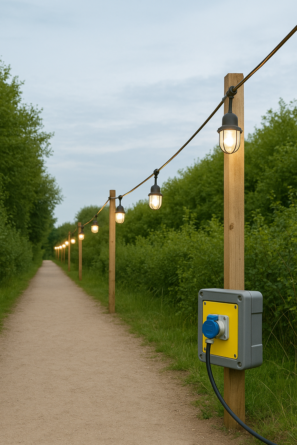 Temporary Festoon Lighting