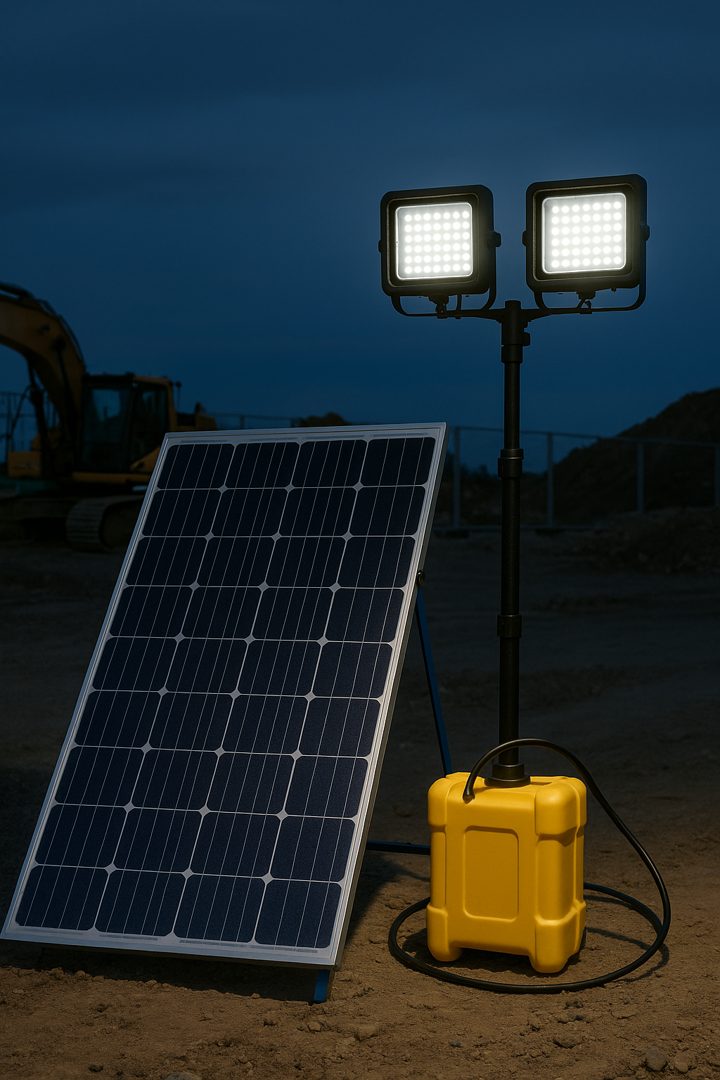 Temporary LED Solar Lights